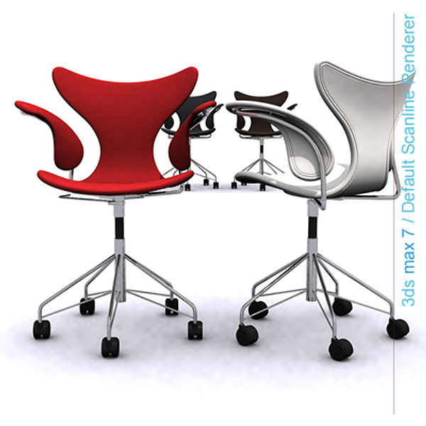 Lily Upholstered Swivel Chair